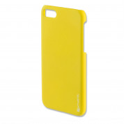 4smarts Hard Cover UltiMaG Vivid Vibes Case - полиуретанов кейс с метална пластина за магнитни поставки за iPhone SE (2022), iPhone SE (2020), iPhone 8, iPhone 7 (жълт) 1