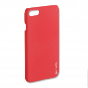 4smarts Hard Cover UltiMaG Vivid Vibes Case - полиуретанов кейс с метална пластина за магнитни поставки за iPhone 8, iPhone 7 (червен)