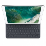 Apple iPad Pro Smart Keyboard INT - оригинален полиуретанов калъф, клавиатура и поставка за iPad Pro 10.5 (черен)