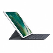 Apple iPad Pro Smart Keyboard INT - оригинален полиуретанов калъф, клавиатура и поставка за iPad Pro 10.5 (черен) 2