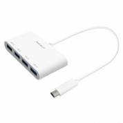 Macally USB-C to USB-A hub (white)