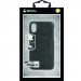 Krusell Sunne 2 Card Cover - кожен кейс (ествествена кожа) с 2 отделения за карти за iPhone XS, iPhone X (черен) 5