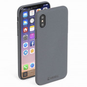 Krusell Sandby Cover for iPhone XS, iPhone X (stone)