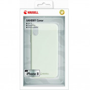 Krusell Sandby Cover - поликарбонатов кейс за iPhone XS, iPhone X (сив) 5