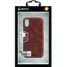 Krusell Sunne Cover - кожен кейс (ествествена кожа) за iPhone XS, iPhone X (кафяв) 6