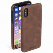 Krusell Sunne Cover for iiPhone XS, iPhone X (cognac)