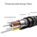 Nonda ZUS 180 Lightning Kevlar Cable - Lightning кабел с оплетка от кевлар за iPhone, iPad и устройства с Lightning порт 3