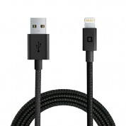 Nonda ZUS 180 Lightning Kevlar Cable - Lightning кабел с оплетка от кевлар за iPhone, iPad и устройства с Lightning порт