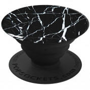 Popsockets Black Marble - поставка и аксесоар против изпускане на вашия смартфон (черен)