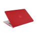 Artwizz Rubber Clip Case - матиран предпазен кейс за MacBook Air 11 (модели от 2010 до 2015 година) (червен-прозрачен) 2
