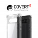 Ghostek Covert 2 Case  - хибриден удароустойчив кейс за Samsung Galaxy Note 8 (прозрачен-бял) 5