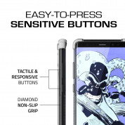 Ghostek Covert 2 Case  - хибриден удароустойчив кейс за Samsung Galaxy Note 8 (прозрачен-бял) 3