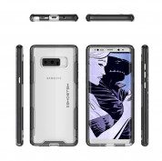 Ghostek Cloak 3 Case  - хибриден удароустойчив кейс за Samsung Galaxy Note 8 (прозрачен-черен) 1