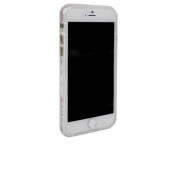 CaseMate Waterfall Case - дизайнерски кейс с висока защита за iPhone SE (2022), iPhone SE (2020), iPhone 8, iPhone 7, iPhone 6S, iPhone 6 (сребрист) 4