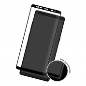 Eiger 3D Glass Edge to Edge Curved Tempered Glass - калено стъклено защитно покритие с извити ръбове за целия дисплея на Samsung Galaxy Note 8 (черен-прозрачен) 1