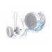 iLuv Aud Shower Speaker - водоустойчив безжичен спийкър за мобилни устройства (бял) 3