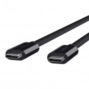 Belkin Thunderbolt 3 Cable - USB-C към USB-C кабел с Thunderbolt 3 и поддръжка на 5K (100 см) (черен) 1