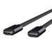 Belkin Thunderbolt 3 Cable - USB-C към USB-C кабел с Thunderbolt 3 и поддръжка на 5K (200 см) (черен) 3