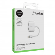 Belkin Lightning Audio Plus Charge RockStar - сертифициран адаптер Lightning аудио и Lightning порт за зареждане и слушане на музика 4