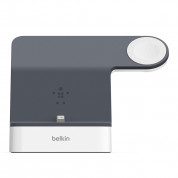 Belkin PowerHouse Charge Dock - сертифицирана докинг станция за зареждане на iPhone и Apple Watch (бял) 3