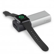 Belkin Valet Charger Power Pack 6700 mAh - преносима външна батерия за зареждане на Apple Watch и мобилни устройства (сребрист) 1