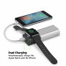 Belkin Valet Charger Power Pack 6700 mAh - преносима външна батерия за зареждане на Apple Watch и мобилни устройства (сребрист) 6
