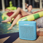 Bose SoundLink Color II Bluetooth Speaker - компактен безжичен спийкър с вградена батерия и микрофон (син) 4