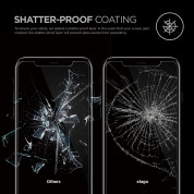 Elago Tempered Glass - два броя калено стъклено защитно покритие за дисплея на iPhone 11 Pro, iPhone XS, iPhone X (прозрачен) (2 броя) 5