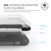 Elago S8 Slim Fit 2 Case - качествен поликарбонатов кейс за iPhone XS, iPhone X (черен-лъскав) 4