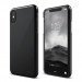 Elago S8 Slim Fit 2 Case - качествен поликарбонатов кейс за iPhone XS, iPhone X (черен-лъскав) 1