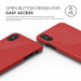 Elago S8 Slim Fit 2 Case - качествен поликарбонатов кейс за iPhone XS, iPhone X (червен) 2
