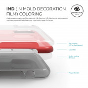Elago S8 Slim Fit 2 Case - качествен поликарбонатов кейс за iPhone XS, iPhone X (червен) 4
