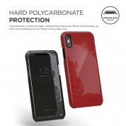 Elago S8 Slim Fit 2 Case - качествен поликарбонатов кейс за iPhone XS, iPhone X (червен) 2