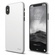 Elago Origin Case - тънък полипропиленов кейс (0.3 mm) за iPhone XS, iPhone X (бял)