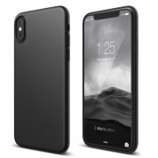 Elago Origin Case - тънък полипропиленов кейс (0.3 mm) за iPhone XS, iPhone X (черен)