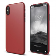 Elago Origin Case - тънък полипропиленов кейс (0.3 mm) за iPhone XS, iPhone X (червен)