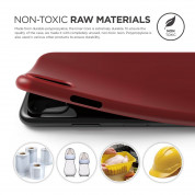 Elago Origin Case - тънък полипропиленов кейс (0.3 mm) за iPhone XS, iPhone X (червен) 2