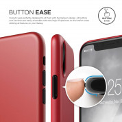Elago Origin Case - тънък полипропиленов кейс (0.3 mm) за iPhone XS, iPhone X (червен) 1