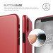 Elago Origin Case - тънък полипропиленов кейс (0.3 mm) за iPhone XS, iPhone X (червен) 2