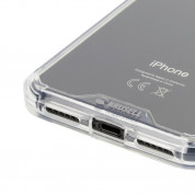 Krusell Kivik Pro Cover - хибриден удароустойчив кейс за iPhone XS, iPhone X (прозрачен) 3