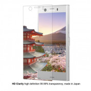 Eiger 3D Glass Full Screen Tempered Glass - калено стъклено защитно покритие за целия дисплея на Sony XZ1 Compact (прозрачен) 5