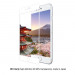 Eiger 3D Glass Curved Tempered Glass - калено стъклено защитно покритие с извити ръбове за целия дисплея на iPhone SE (2022), iPhone SE (2020), iPhone 8, iPhone 7 (бял-прозрачен) 6
