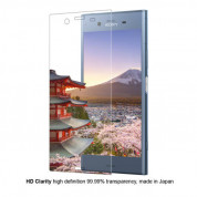 Eiger 3D Glass Full Screen Tempered Glass - калено стъклено защитно покритие за целия дисплея на Sony XZ1 (прозрачен) 5