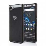 Incipio Octane Pure Case - удароустойчив хибриден кейс за Blackberry KeyOne (прозрачен-черен)