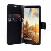 JT Berlin LeatherBook Kreuzberg Case - хоризонтален кожен (естествена кожа) калъф тип портфейл за Samsung Galaxy Note 8 (черен)