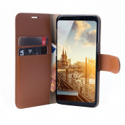 JT Berlin LeatherBook Kreuzberg Case - хоризонтален кожен (естествена кожа) калъф тип портфейл за Samsung Galaxy Note 8 (кафяв)