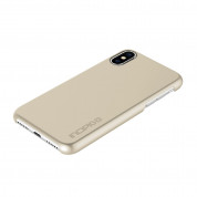 Incipio Feather Case - тънък поликарбонатов кейс за iPhone XS, iPhone X (златист) 1