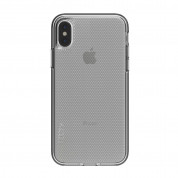 Skech Crystal Matrix Case - удароустойчив хибриден кейс за iPhone XS, iPhone X (сив)