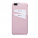 JT Berlin LeatherCover Style Case - кожен кейс (естествена кожа) за iPhone 8 Plus, iPhone 7 Plus (розов) 1