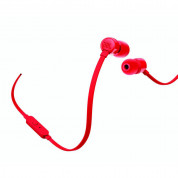 JBL T110 in-ear headphones - слушалки с микрофон за мобилни устройства (червен)